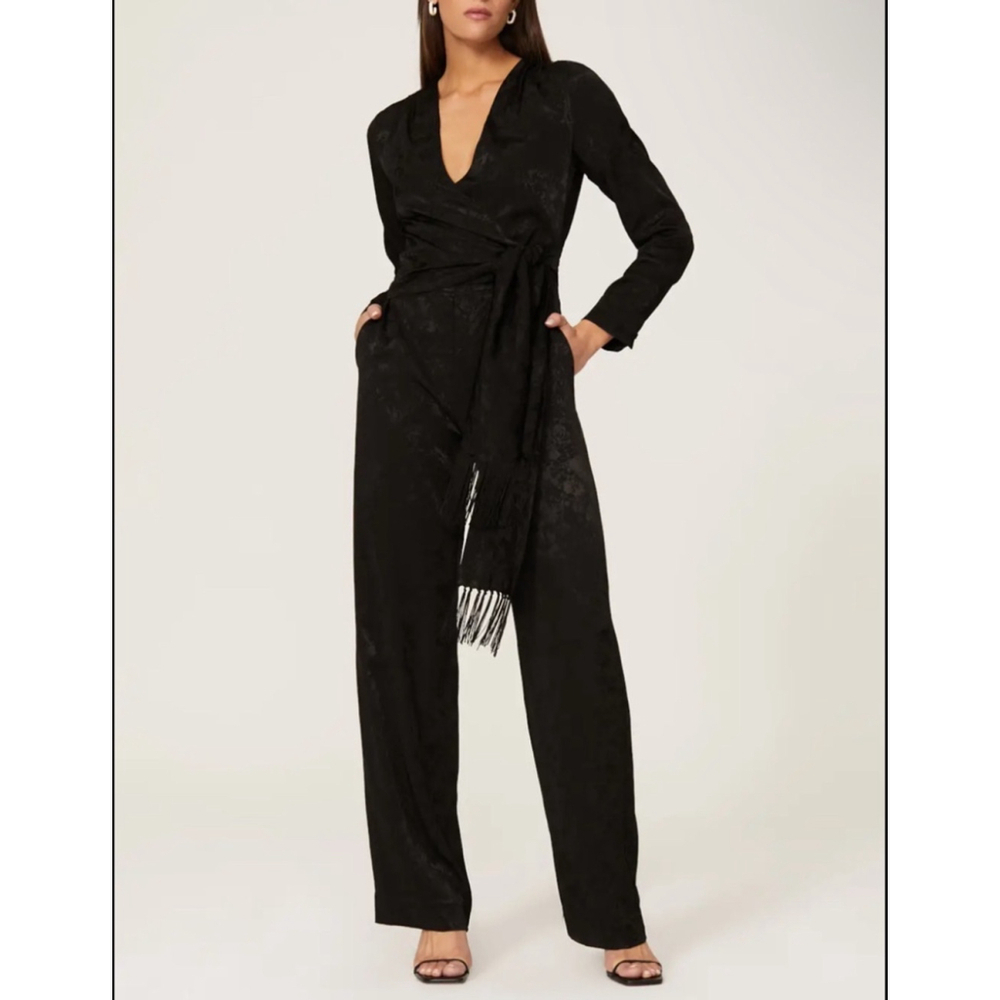 Jonathan Simkhai Jumpsuit Size 4 Black $695 MSRP